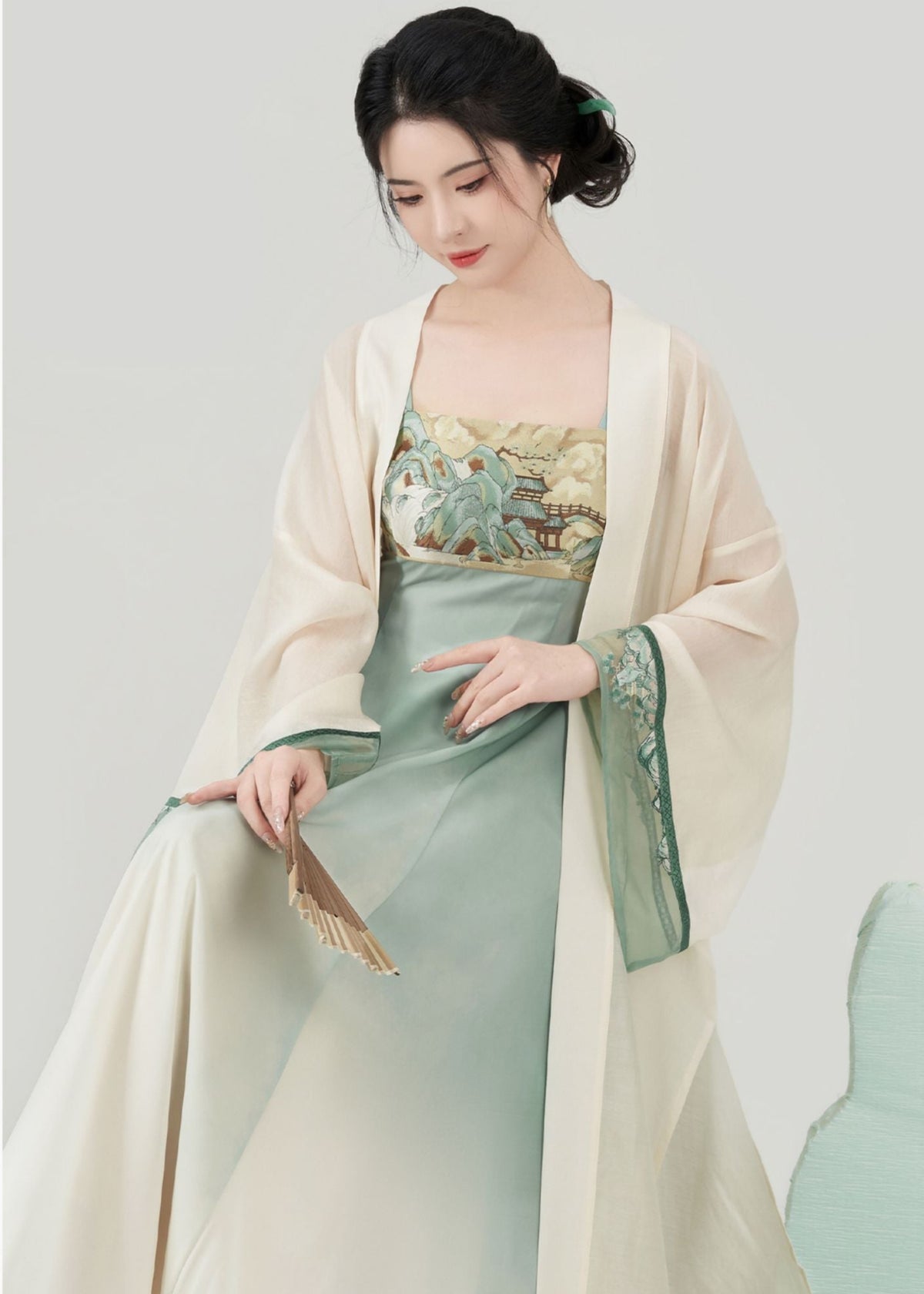 Mountain Journey | Modern 2-Piece Set (青山行)
