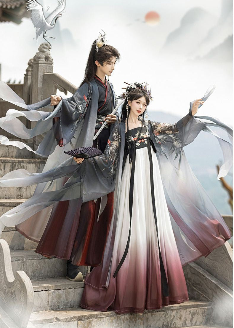 Mystic Bird | 2-Piece Plus Couple Hanfu (玄鸟)
