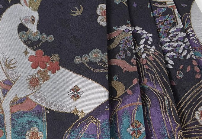 Fairy Deer | Modern Short Ma Mian Skirt (仙麓影)