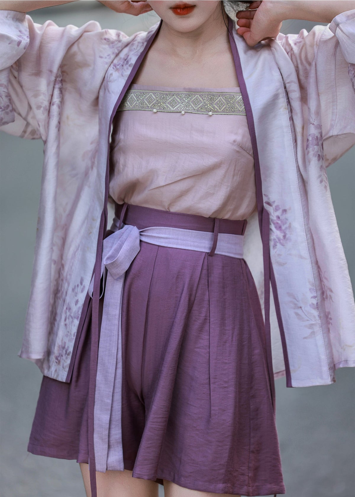 Wisteria Slush | 3-piece Hanfu Set (紫藤冰沙)
