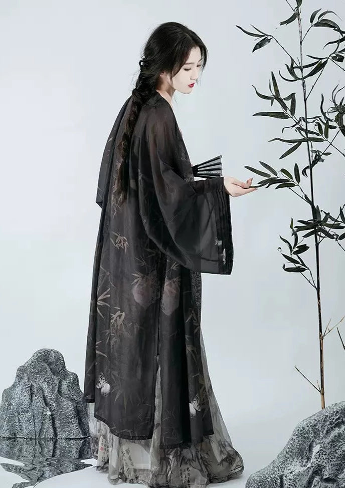 Tinta Bambú | Juego moderno de 3 piezas (云寄锦书)