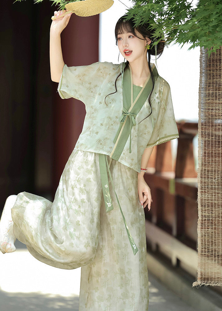 Little Jasmine | 3-Piece Plus Pants Hanfu (小茉莉花)