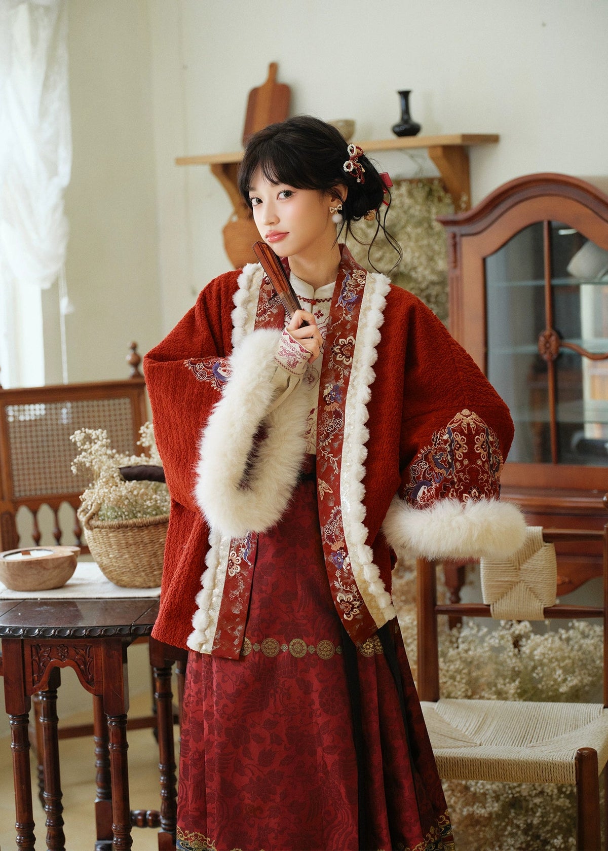 Dancing Flame | 3-Piece 2026 New Year Hanfu (驰焰)