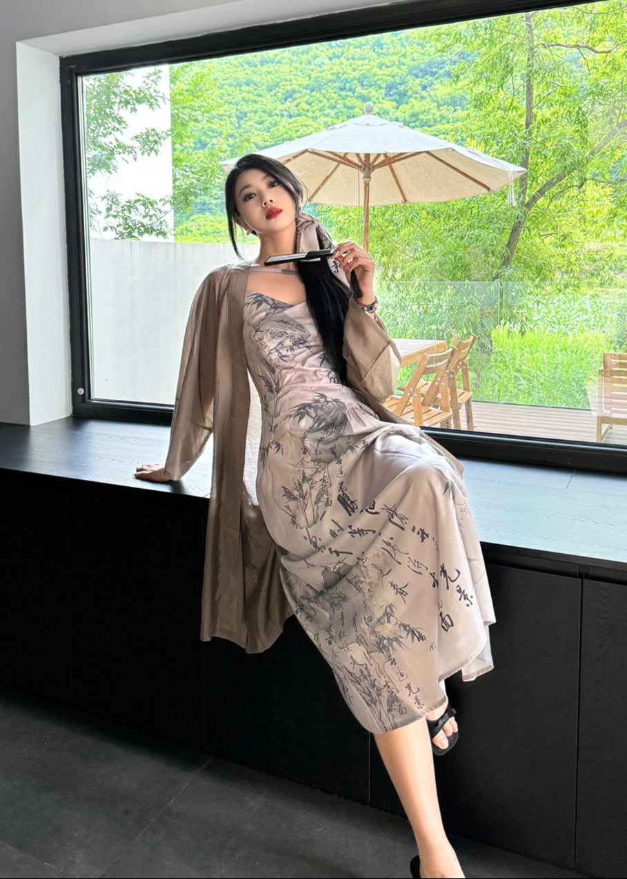 Bamboo Rhythm | 3-Piece Plus Qipao (竹韵)