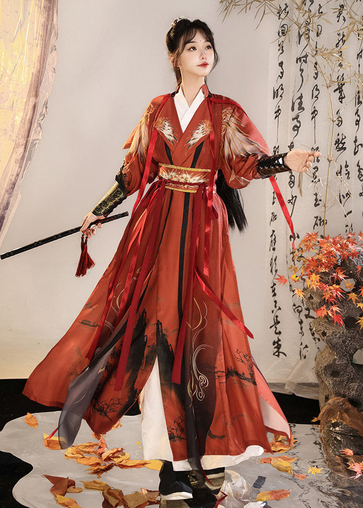 Cloud Crane | 4-Piece Unisex Plus Hanfu (云中鹤)