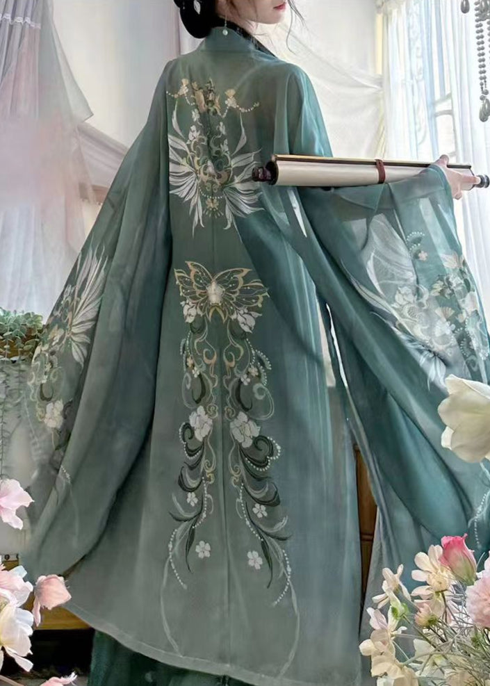 Nube de jade | Hanfu de 4 piezas (碧云霞光)