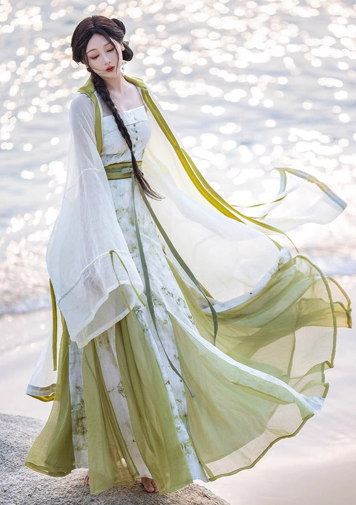 Jade Tree | Modern 3-Pieces Hanfu (青玉案)