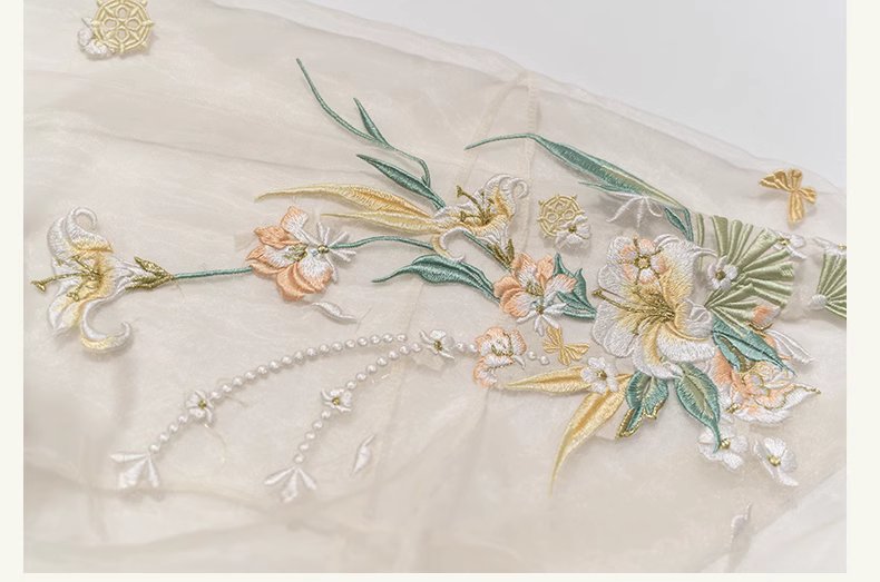 Spring Wind | 5-Pieces Embroidered Hanfu (岁岁春风)