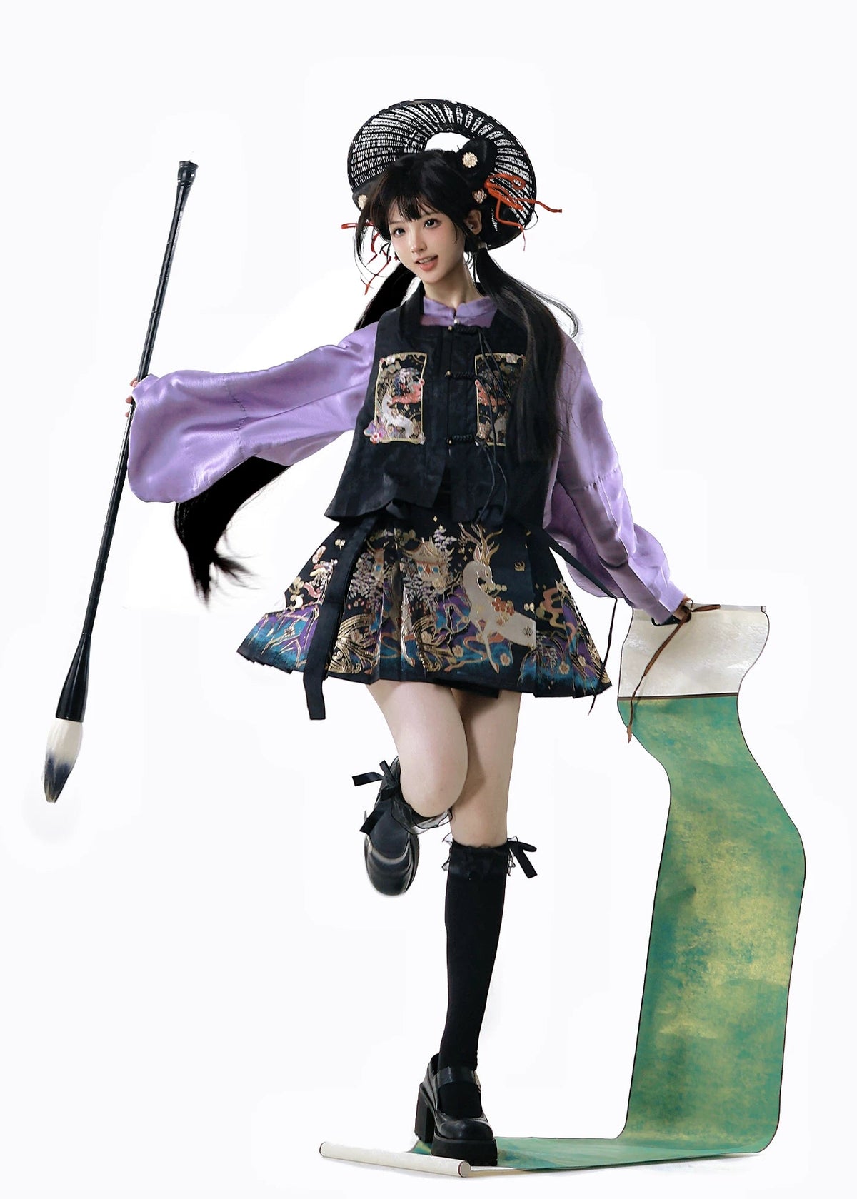 Fairy Deer | 6-Color Modern Short Ma Mian Skirt Collection (仙麓影)