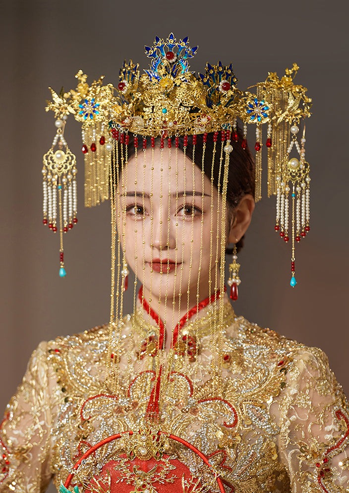 Beaded Curtain | Luxury Bridal Hair Pieces (珠帘)