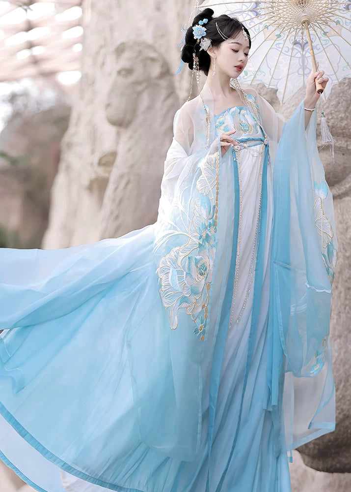 Dream Feather | 3-Piece Embroidered Hanfu (醉芙蓉)