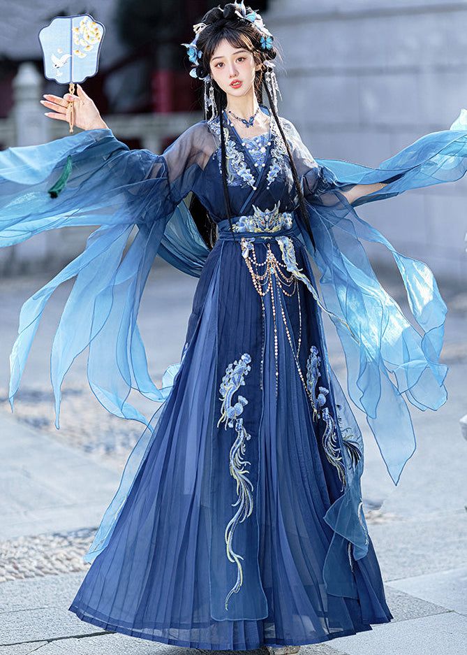 Dragon Queen  | 5-Piece Embroidered Hanfu (西海龙王)