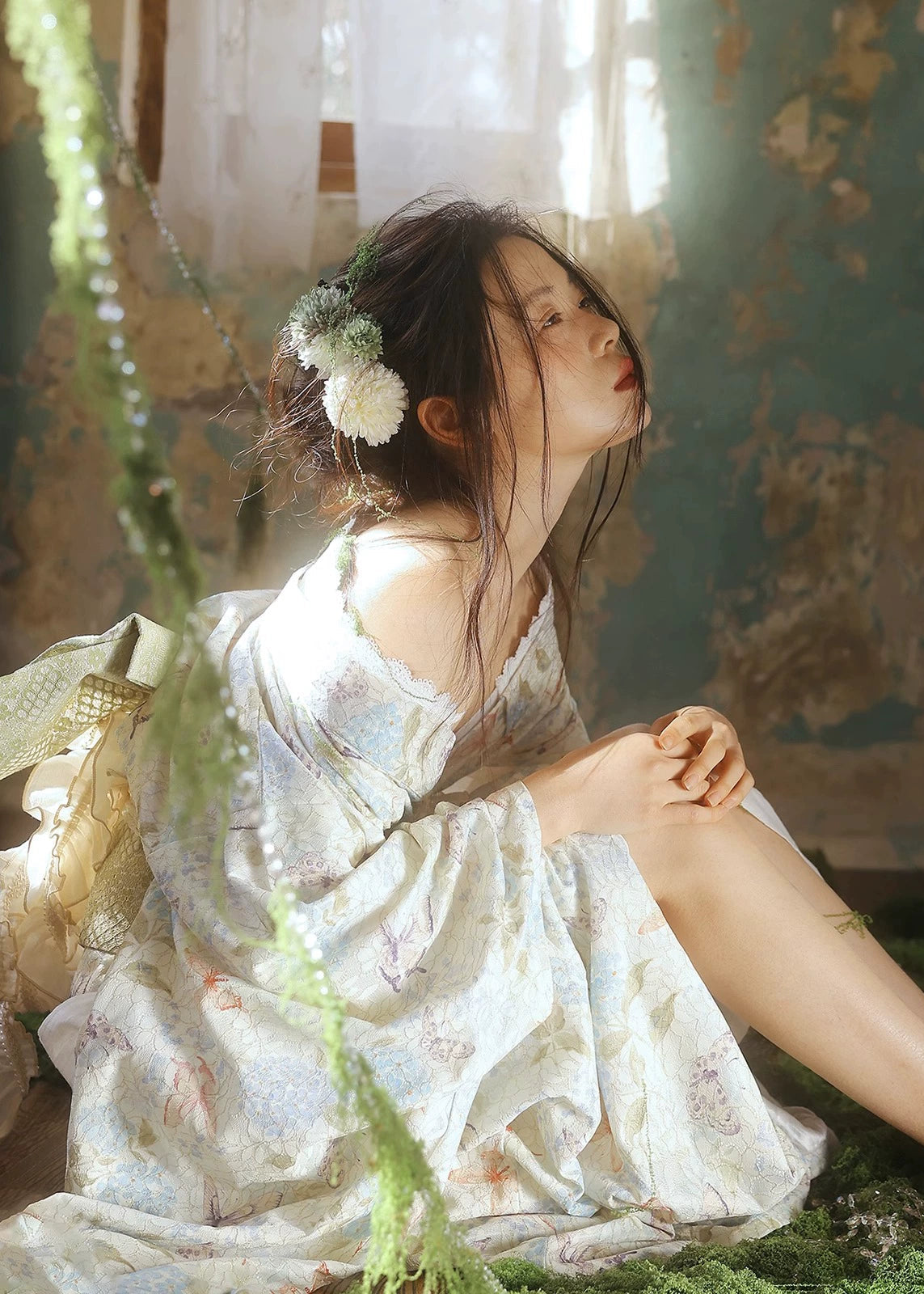 Butterfly & Blossom | 6-Piece Asian Kimono (蝶与花)