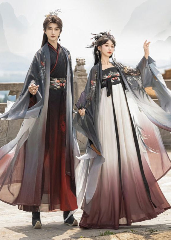 Mystic Bird | 2-Piece Plus Couple Hanfu (玄鸟)