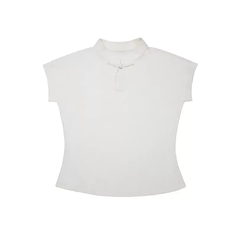 Joy lights | 3-Color Mandarin Short Sleeves Top (喜上眉梢)