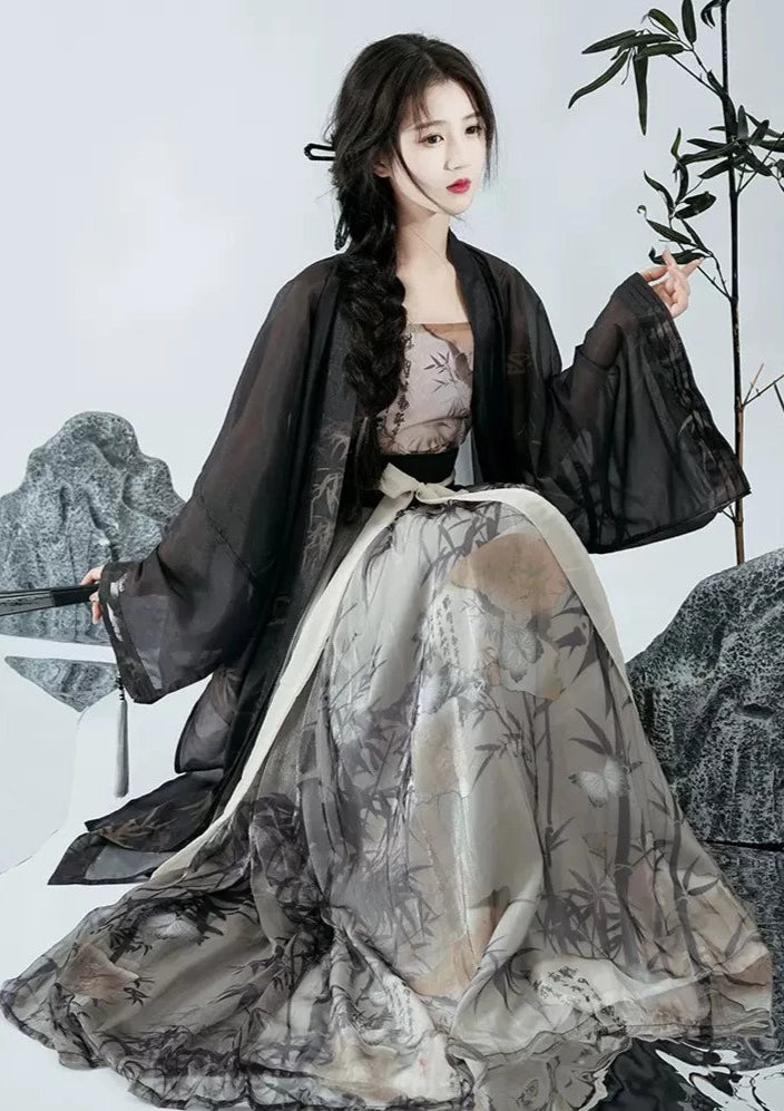 Tinta Bambú | Juego moderno de 3 piezas (云寄锦书)