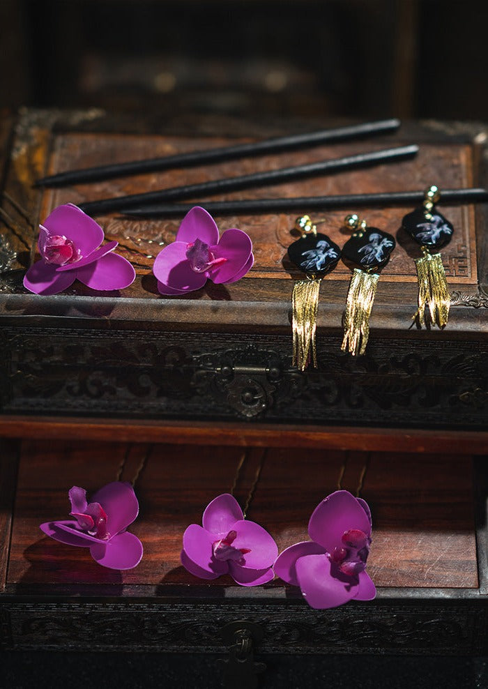 Orchid | Luxury Bridal Hair Pieces (蝴蝶兰)