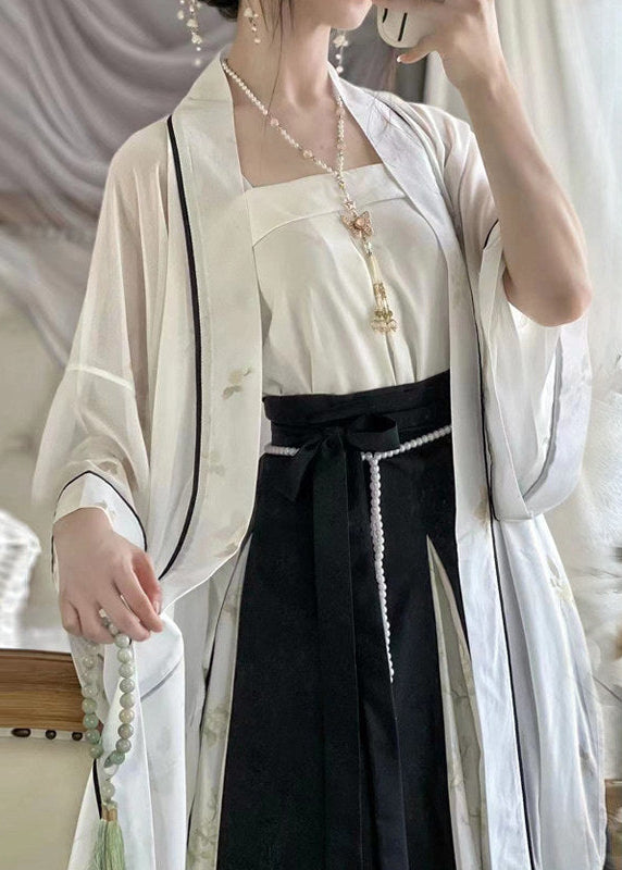 Flower Mirror | 3-Piece Modern Hanfu Set (繁花镜)