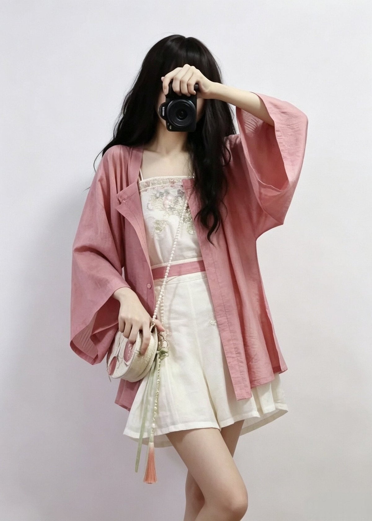 Mist Rose | 3-Piece Plus Shorts Set (晨雾玫瑰)