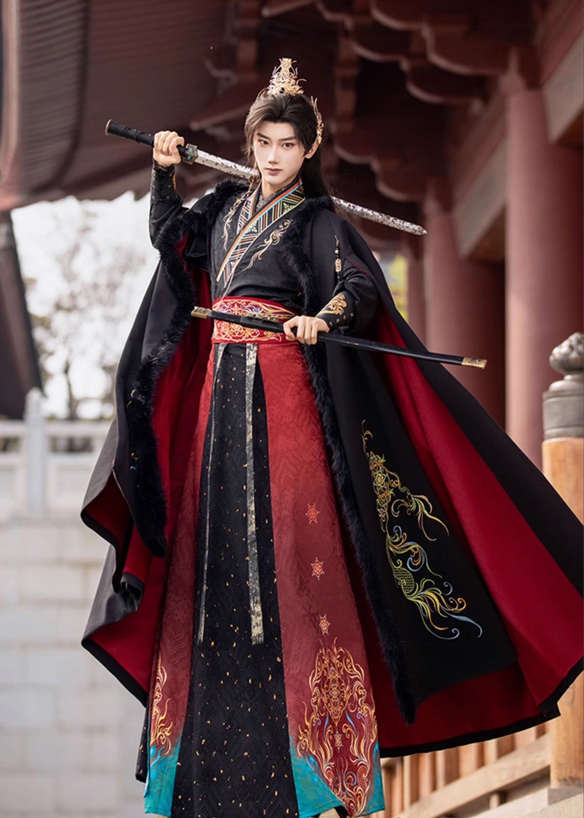 Day And Night | Unisex 6-Piece Couple Hanfu Set (朝朝暮暮)