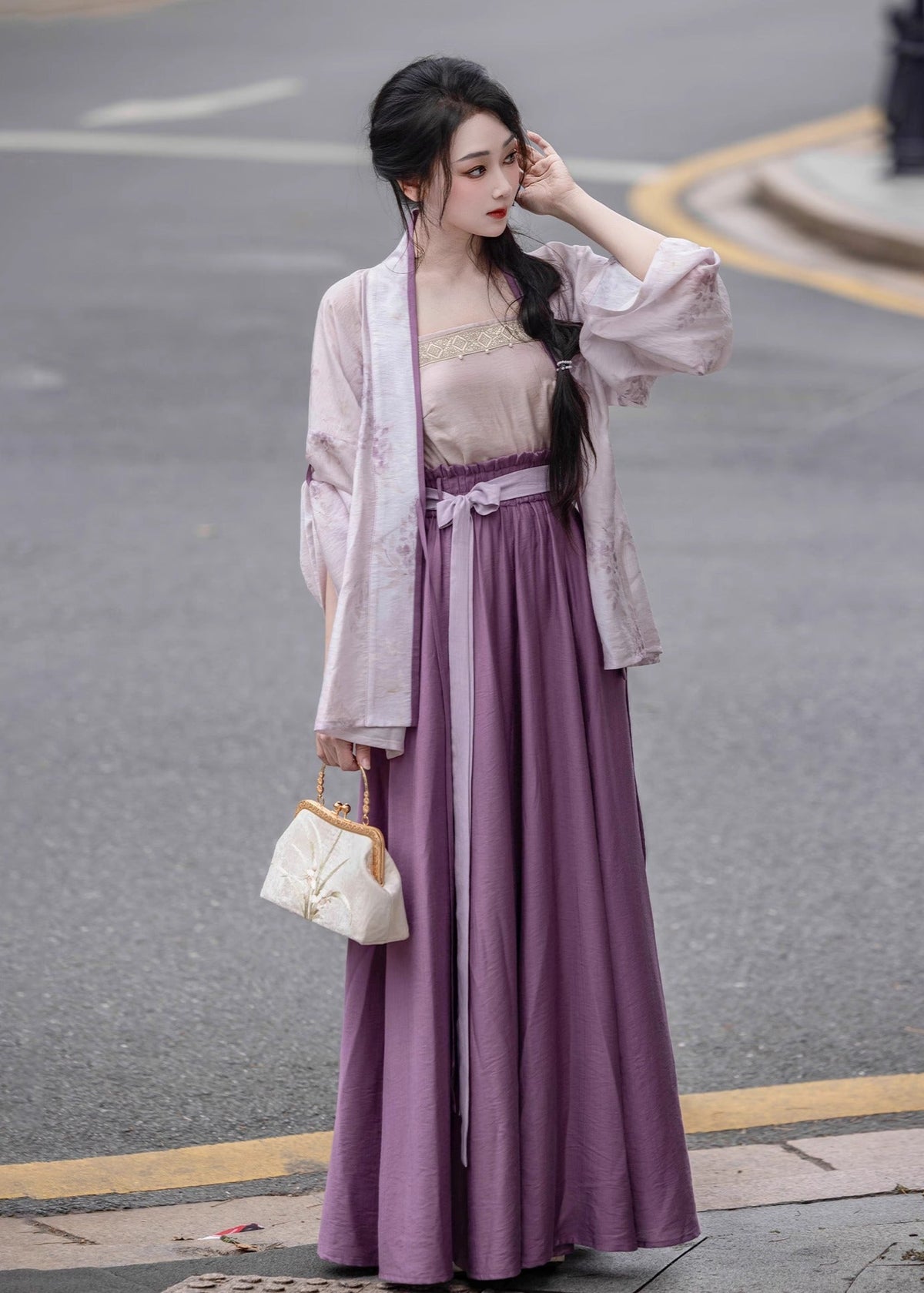 Wisteria Slush | 3-Piece Hanfu (紫藤冰沙)