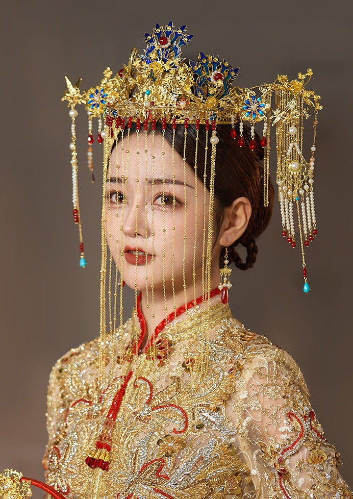 Beaded Curtain | Luxury Bridal Hair Pieces (珠帘)