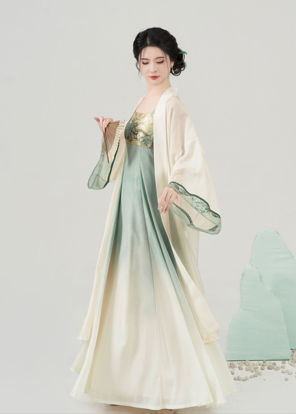 Mountain Journey | Modern 2-Piece Set (青山行)