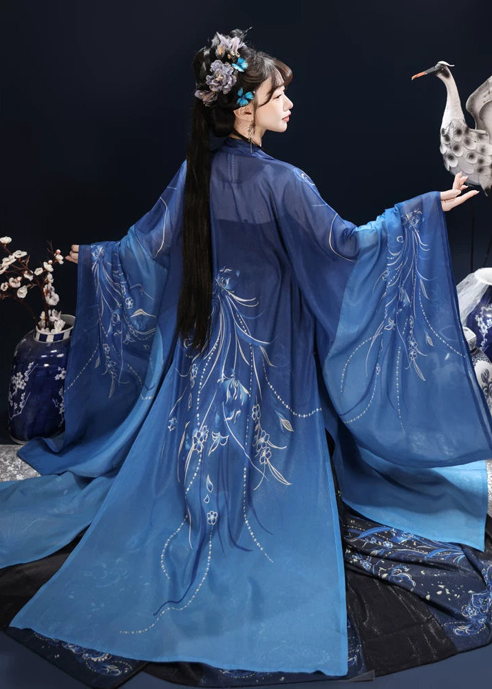 Emerald Nightflame | 2-Piece Unisex Plus Hanfu (翠羽夜焰)