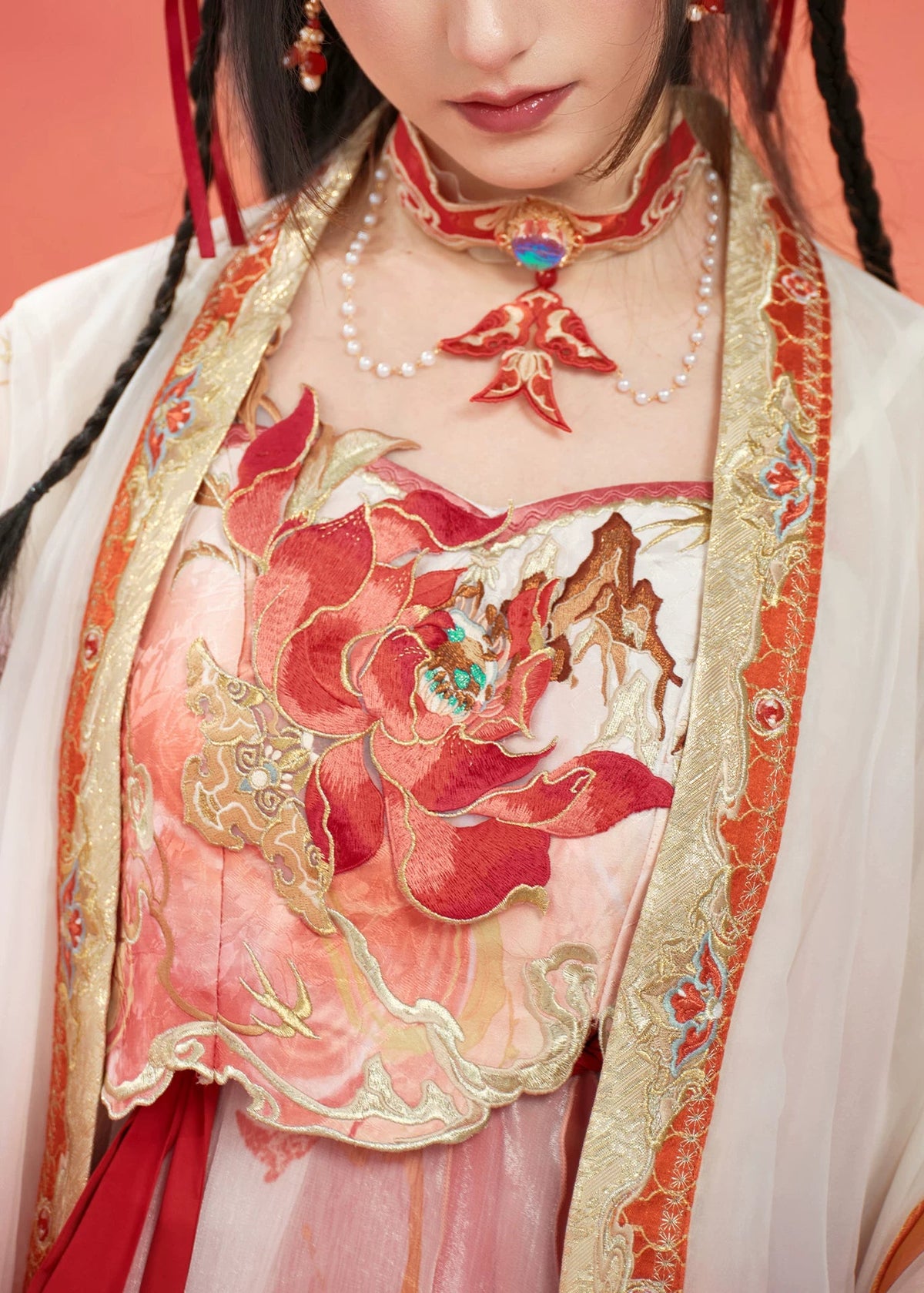 Xi Shi | 4-Piece Honor of Kings Embroidered Hanfu (续相思 - 王者荣耀)