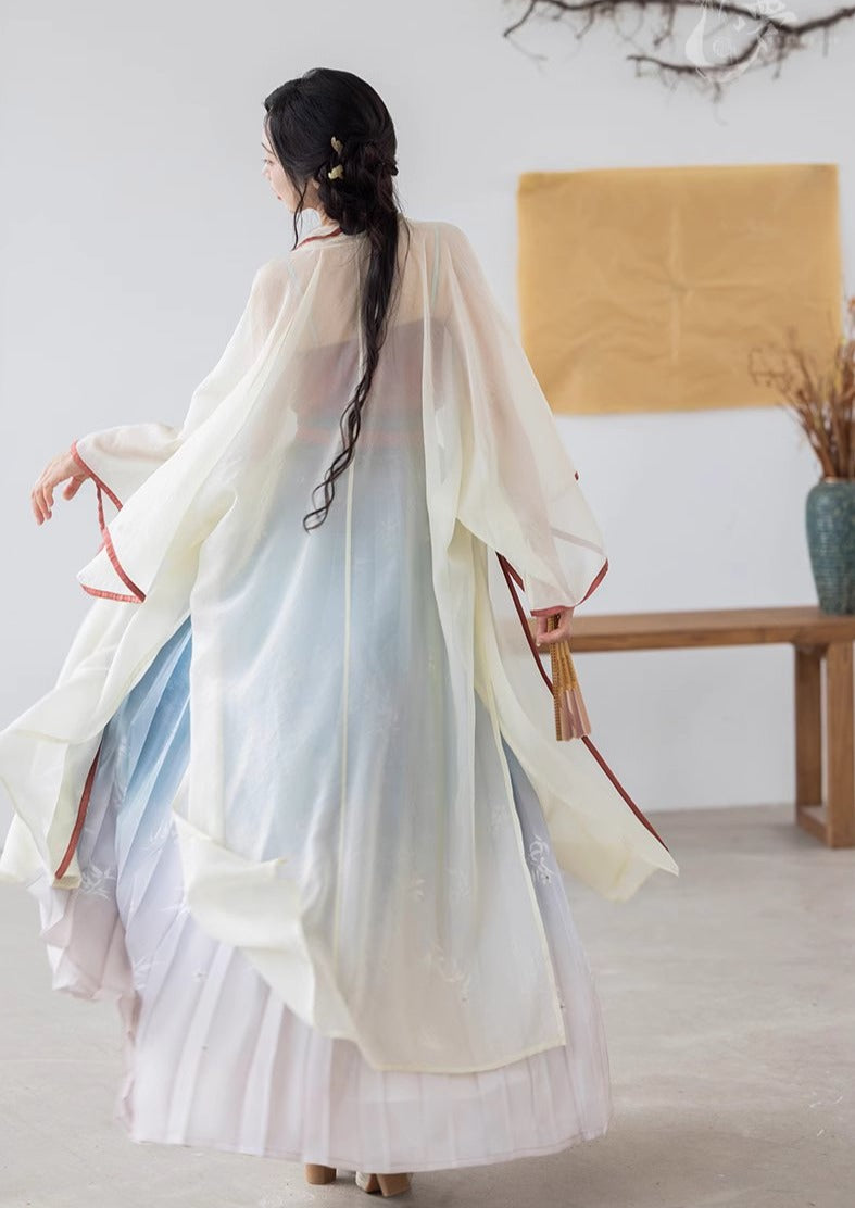 Morning Glory | Conjunto de falda Ma Mian de 3 piezas (朝颜)