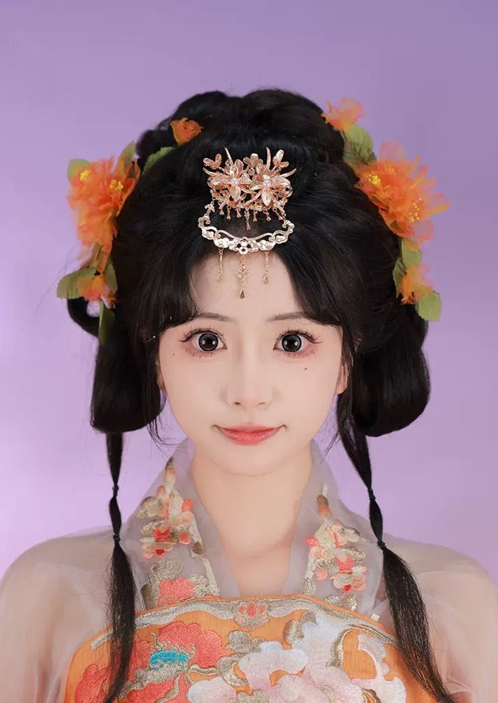 Sweet Orange | Flower Hair Pieces (香橘)
