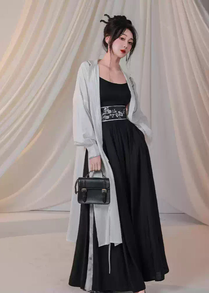 Plum Ode | 4-Pieces Modern Pants Set (梅花词)