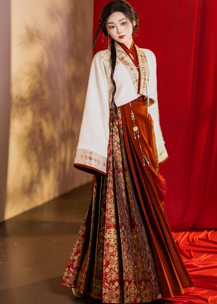 Yearly Bloom | Modern 3-Pieces Mamian Dress Set (年年)