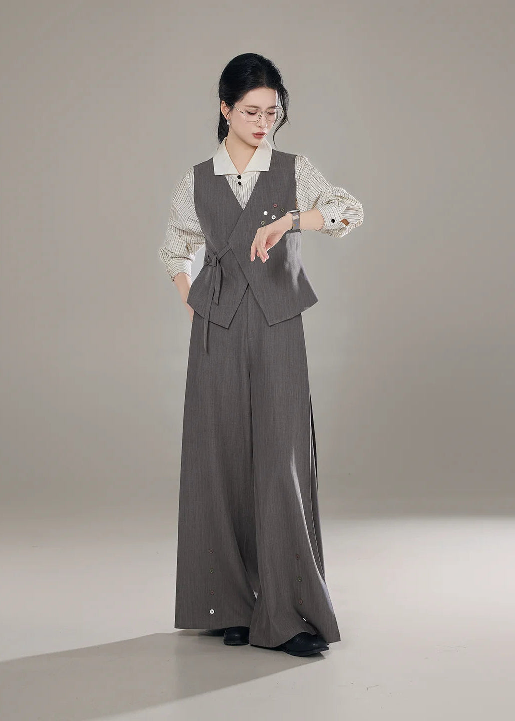 Breeze Tale | Modern 3-Piece Pants Set (揽风叙)