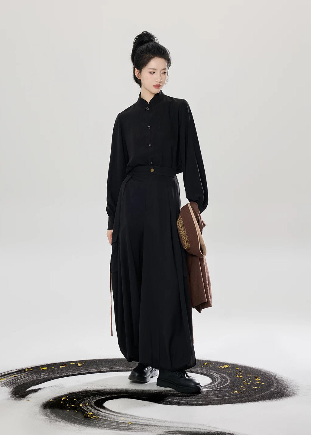 Nightfall Cypress | Modern 3-Piece Hanfu (夜归柏)