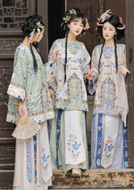Love in Fall | 3-Pieces Qing Hanfu Dress (锁清秋)
