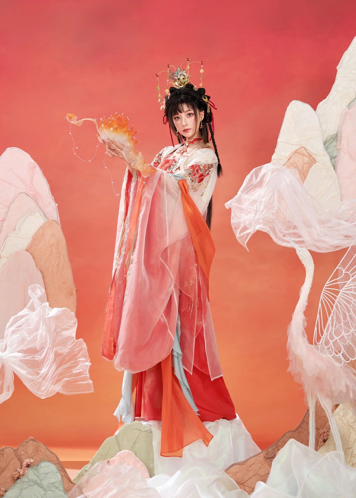 Xi Shi | 4-Piece Honor of Kings Embroidered Hanfu (续相思 - 王者荣耀)