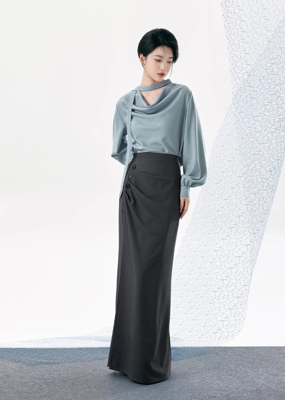 Frosted Shoal | Modern 2-Piece Set (寒汀)