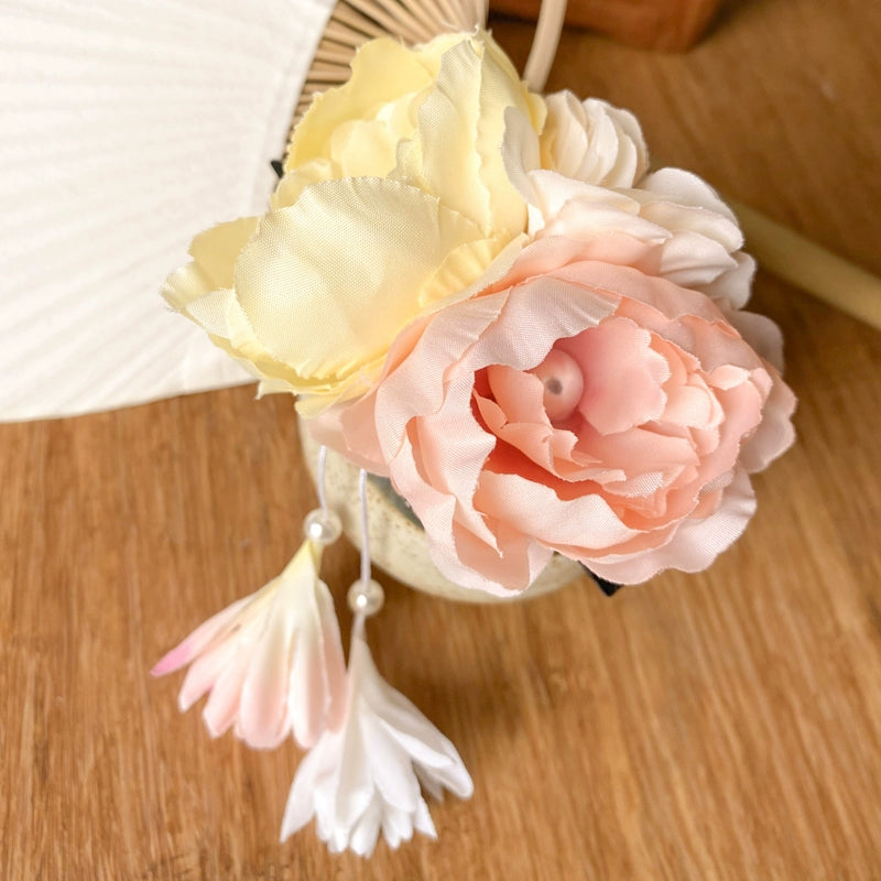 Sakura Bloom | 3-Piece Lace Asian Kimono (樱落)