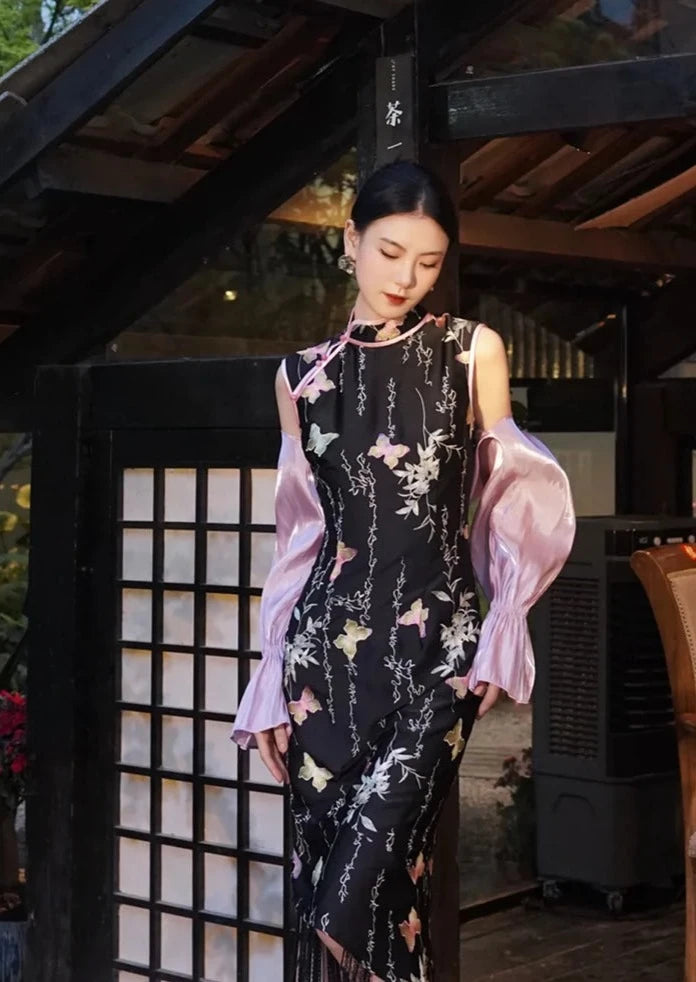 Irises | 6 Colors Qipao Coverup (南山南)