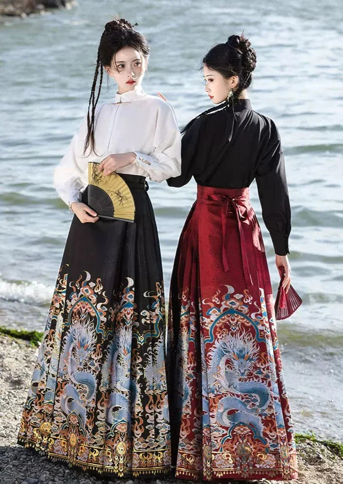 Dragon Heavens | Modern Ma Mian Skirt (龙御九天)