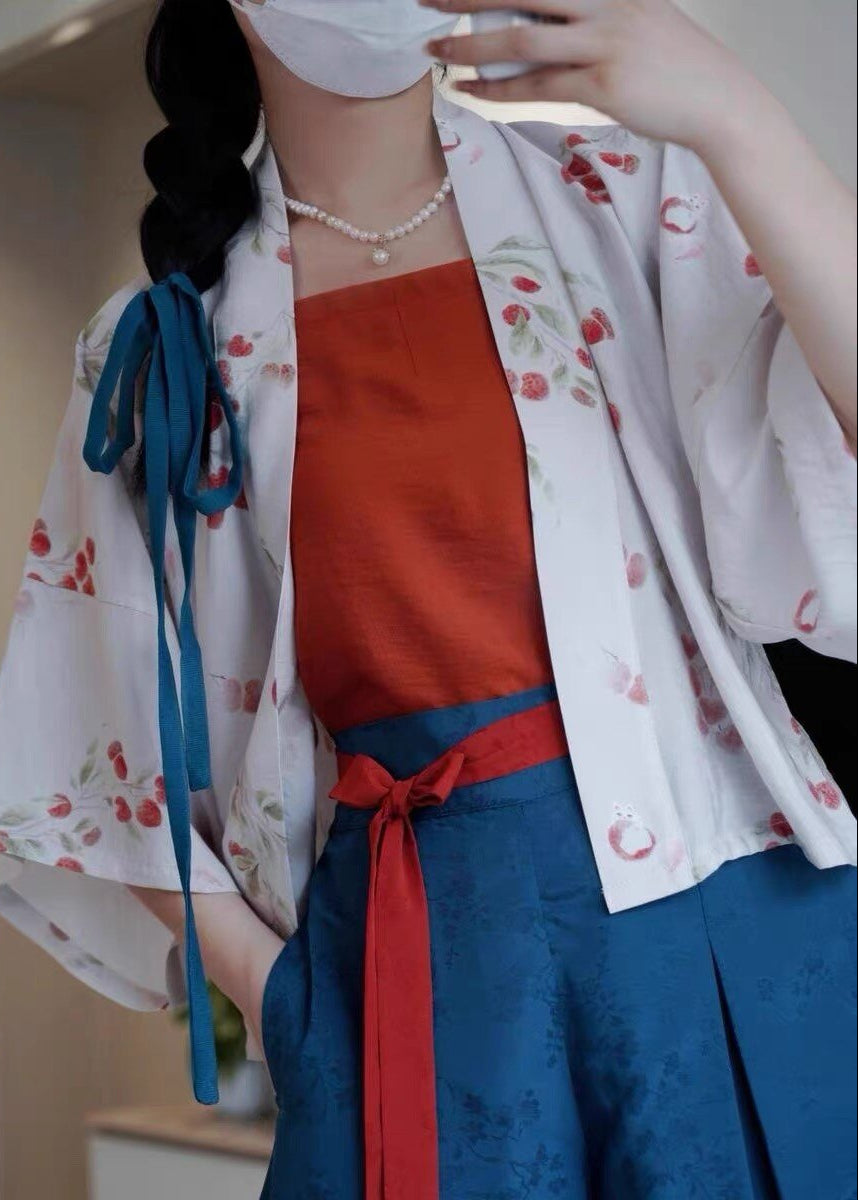 Lychee | 3-Piece Plus Pants Set (荔枝)