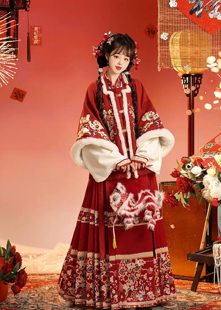 Fortune Blossom | 3-Piece 2026 New Year Ming Hanfu (花开纳福)