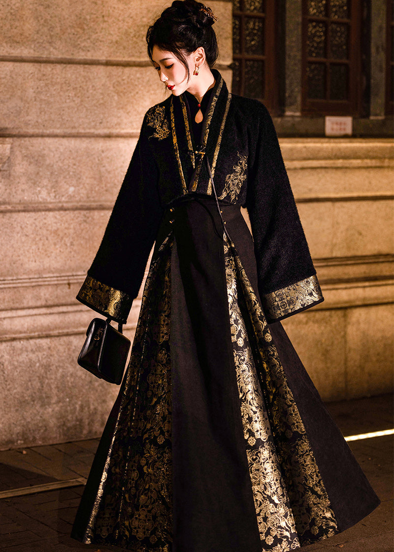 Yearly Bloom | Modern 3-Piece Mamian Set (年年)