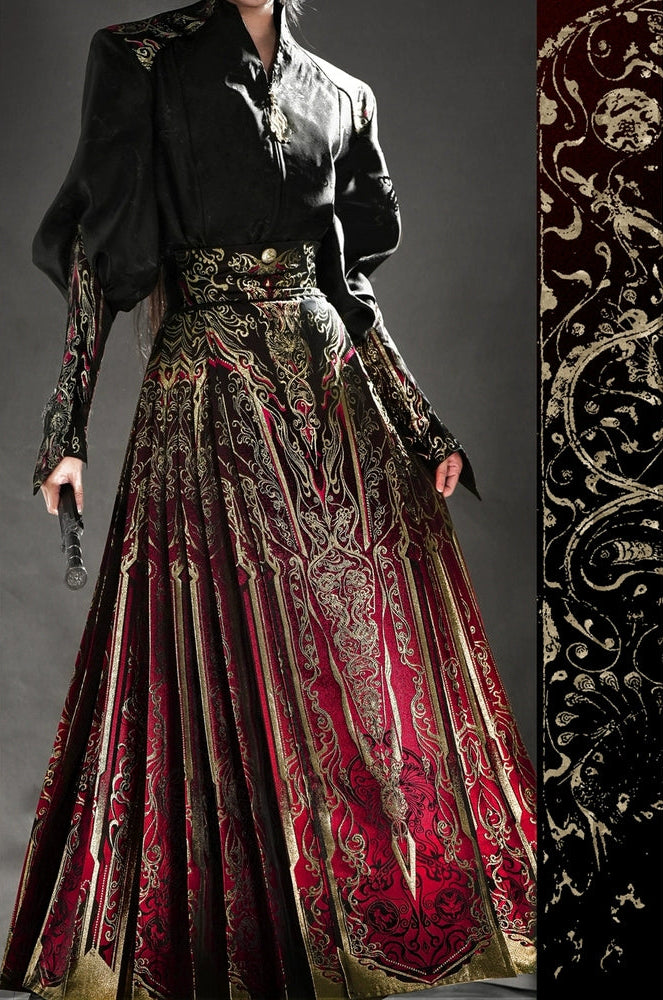 Kings and Lords | Modern Unisex Ma Mian Skirt Set (王侯将相)