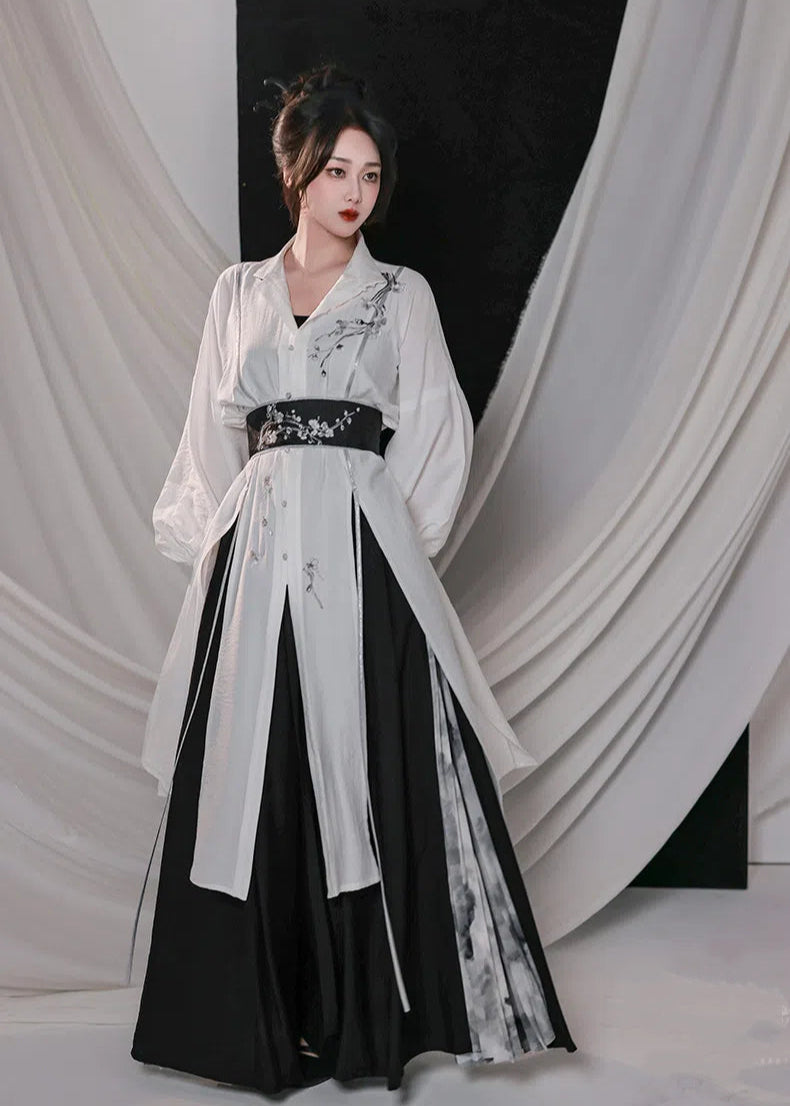 Plum Ode | 4-Pieces Modern Pants Set (梅花词)