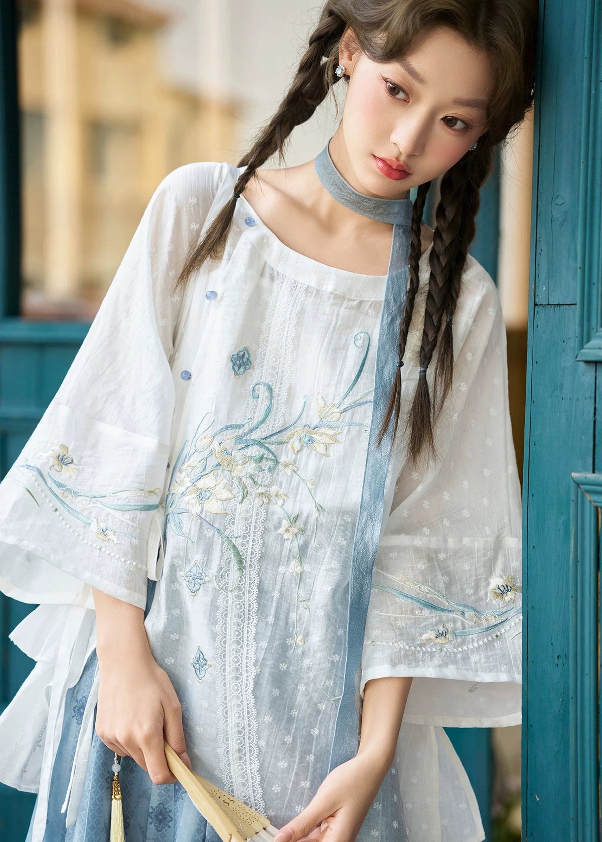 Wind's Embrace | 2-Piece Summer Modern Chinese Style Hanfu (眷风)