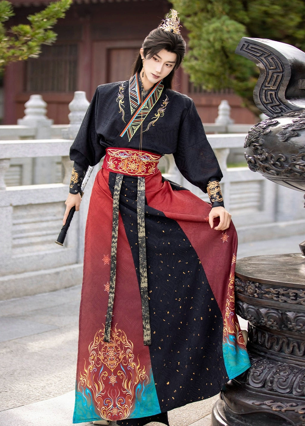 Day And Night | Unisex 6-Piece Couple Hanfu Set (朝朝暮暮)