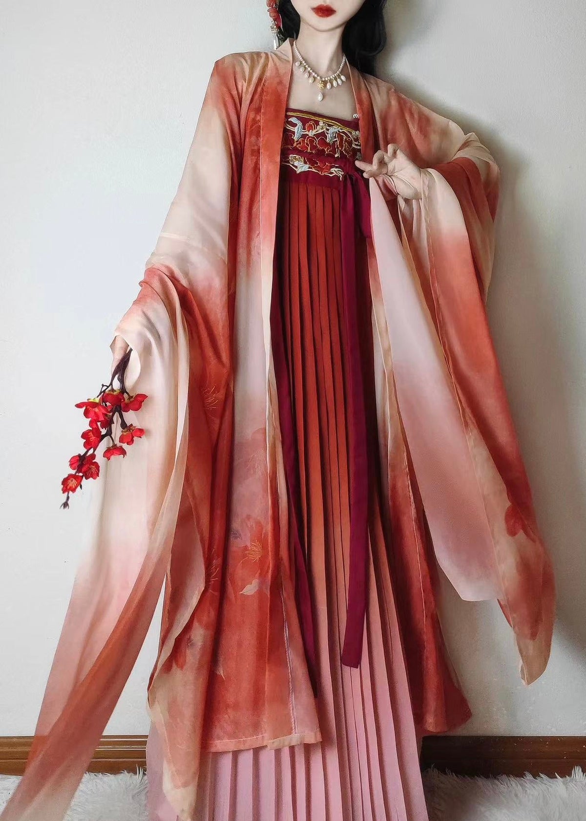 camelia | Hanfu de 3 piezas más (山茶)