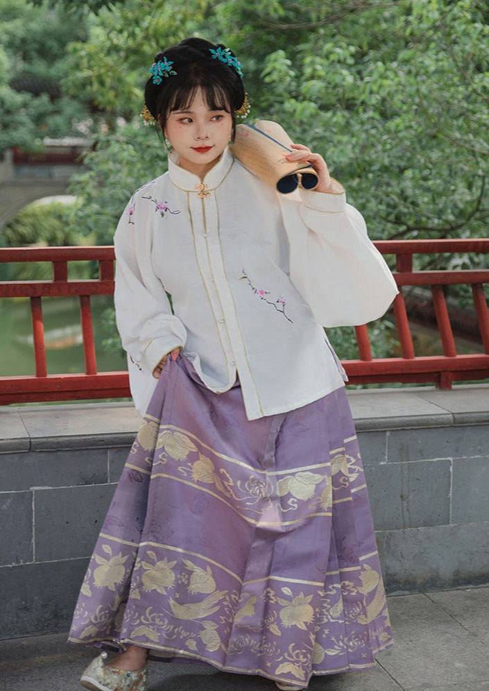 Floral Spirit | 3 Colors Plus Hanfu Shirt (花灵儿)